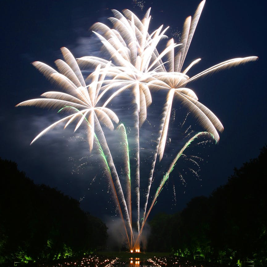 fireworks display during nighttime