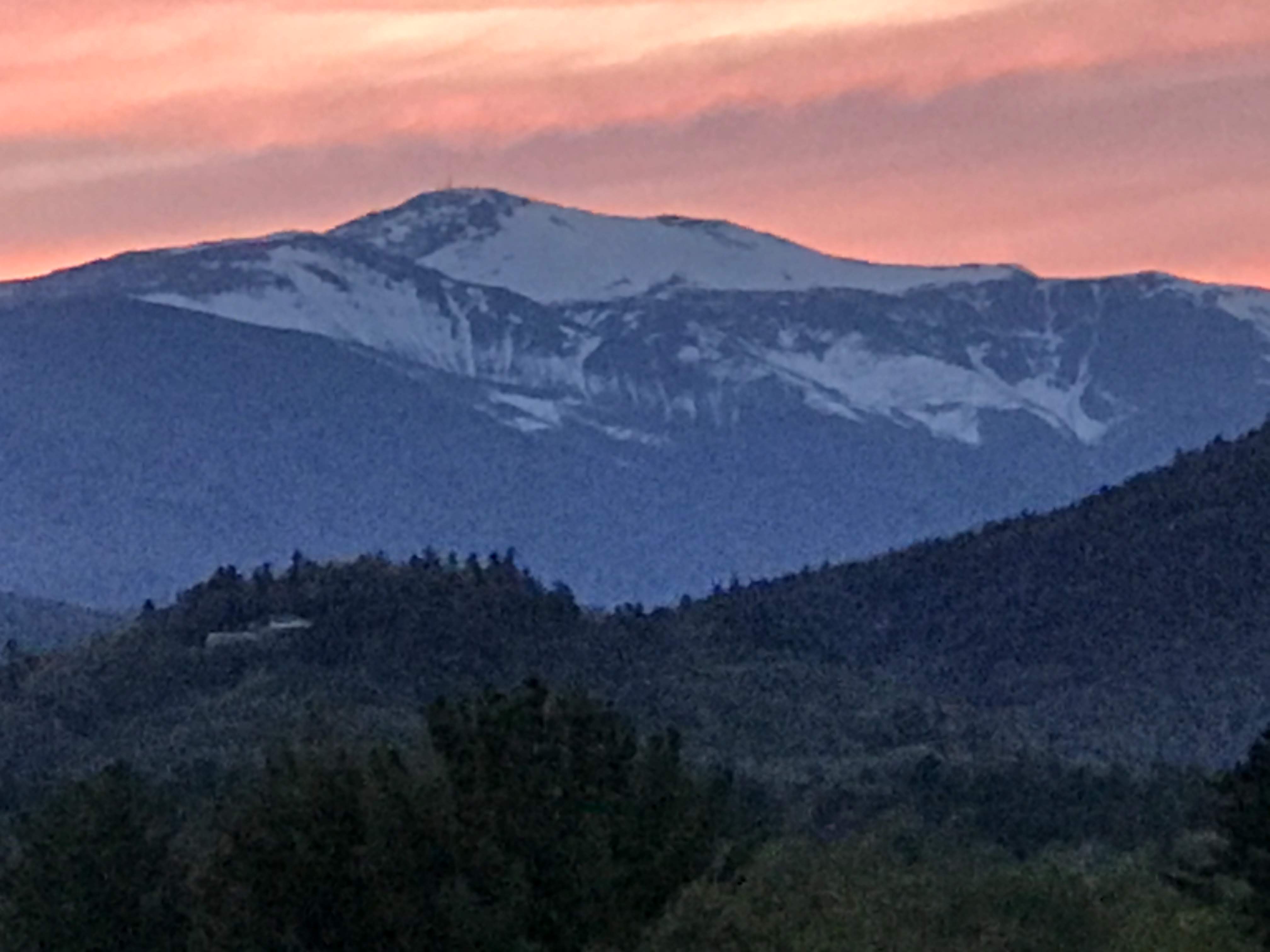 Mount Washington at sunset